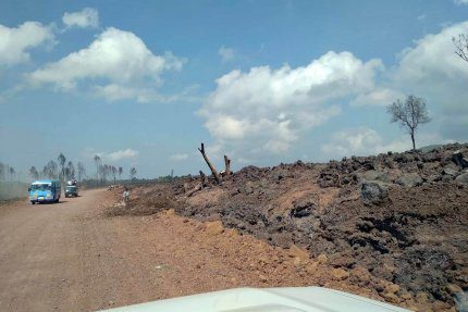 Okolice wulkanu Nyiragongo