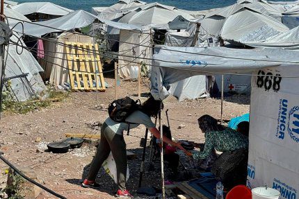 W obozie Moria 2.0 nie tylko leczymy, ale też pomagamy w dostarczaniu posiłków